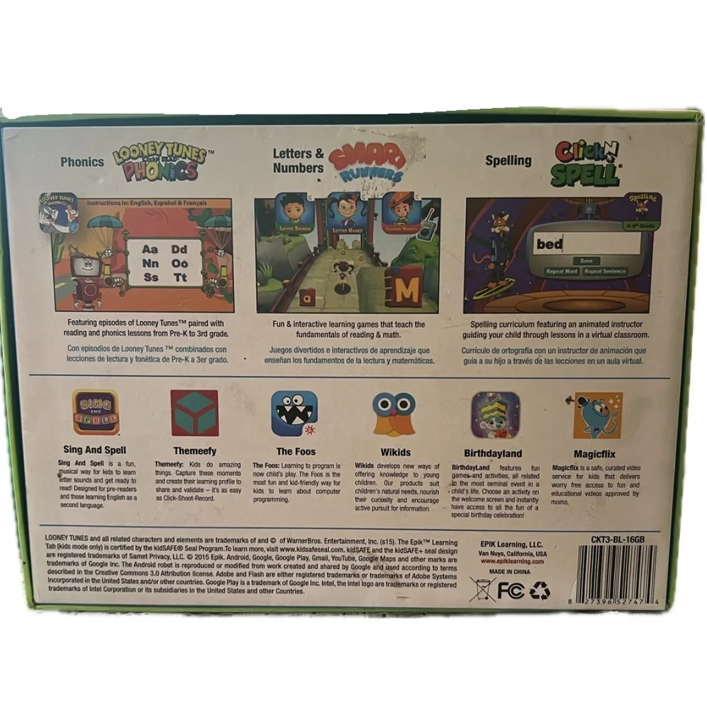 Children’s Epik Learning Tab Tablet